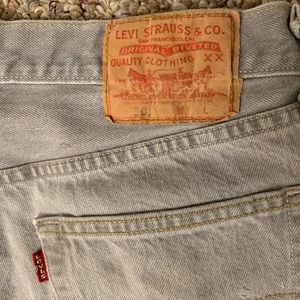 Levi Shorts OldSkool 501’s Grey Wash